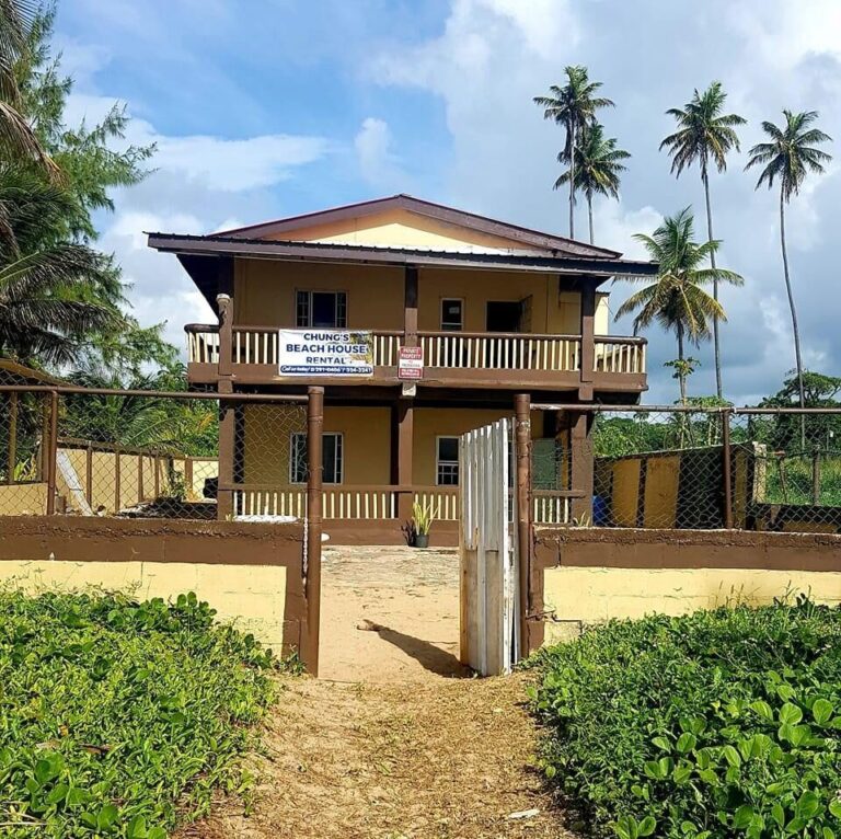 chungs beach house mayaro stayttcom 1 768x766